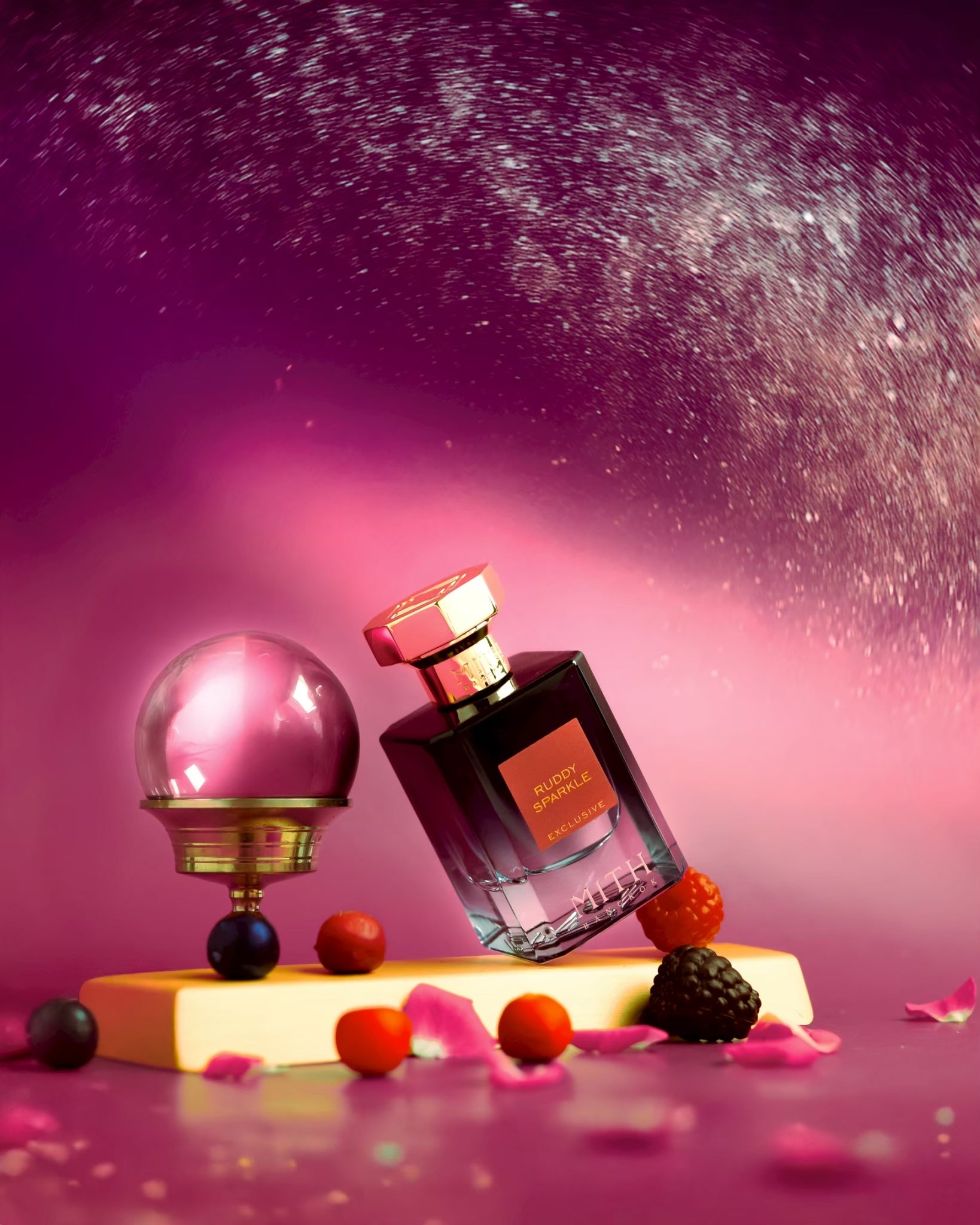 Ruddy Sparkle Exclusive product collection, limited edition sparkle perfume