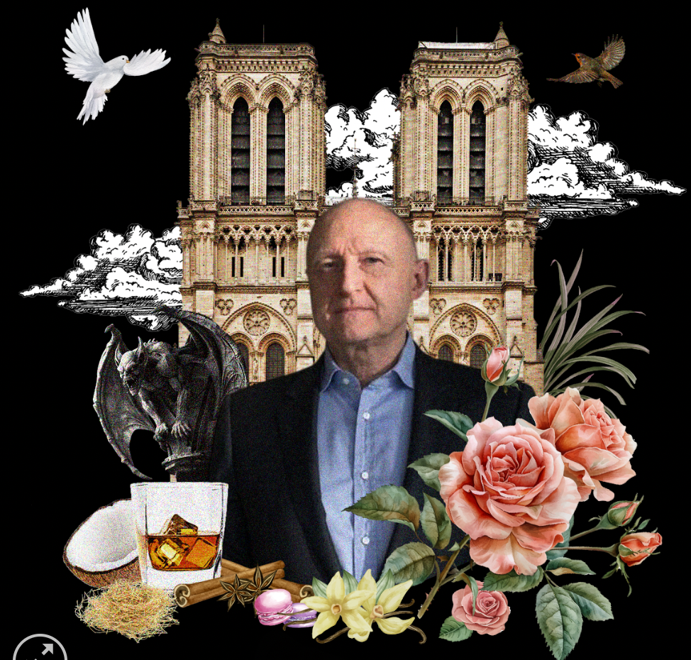Notre-Dame de Paris fragrance design concept, Parisian cathedral perfume