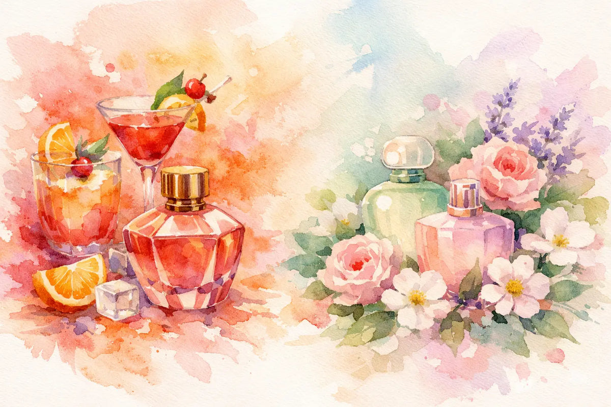Cocktail Perfumes vs Fresh Florals