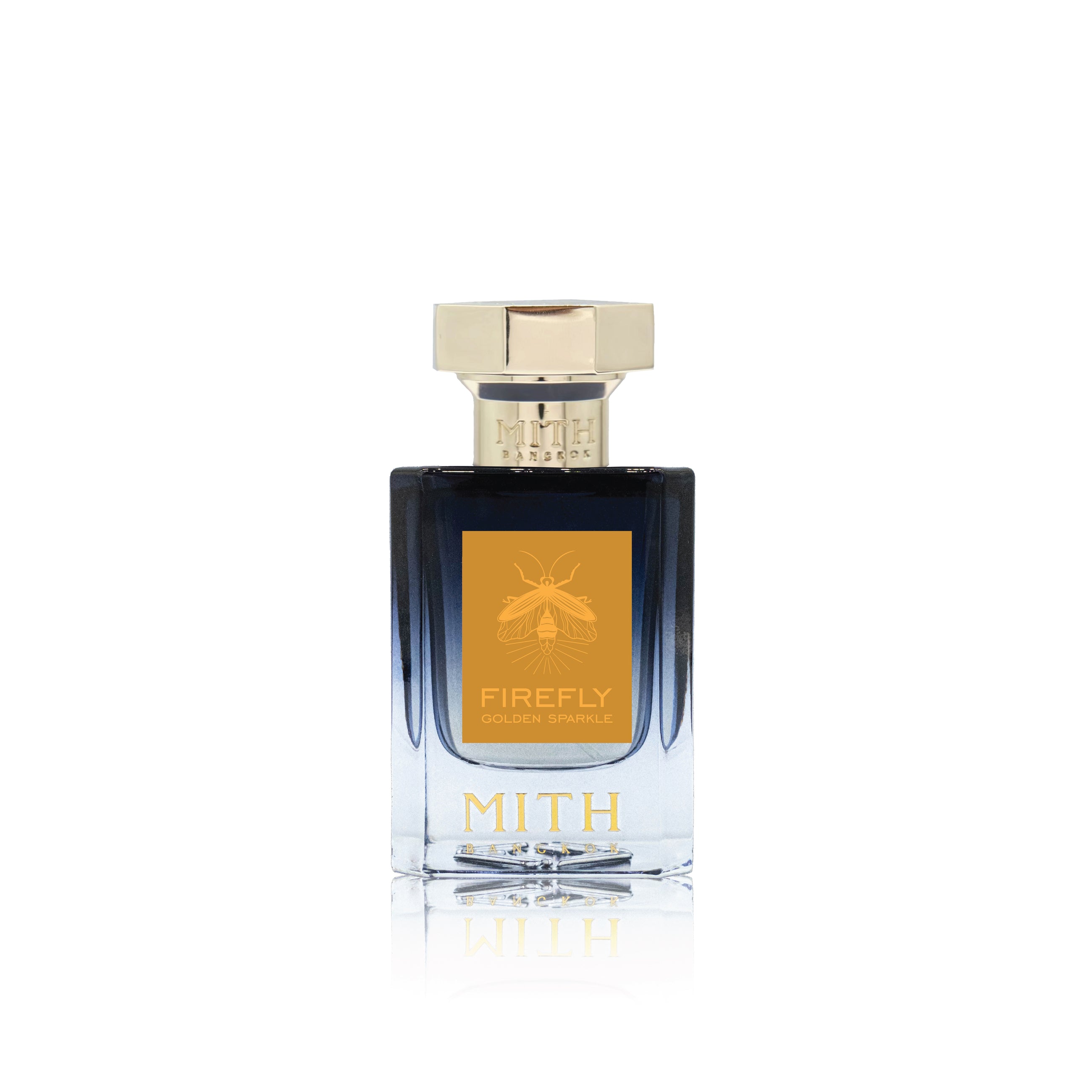 Golden Sparkle perfume bottle, golden and sparkling fragrance experience