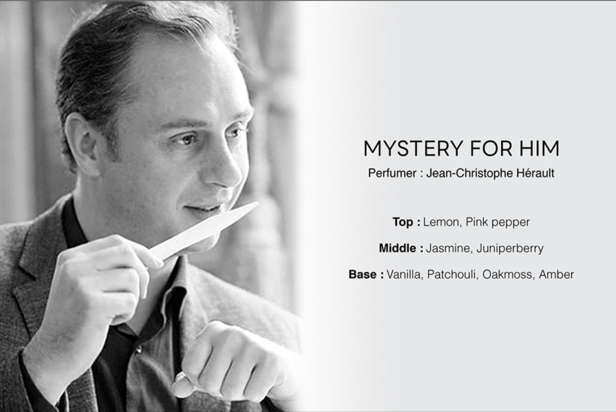 MITH Bangkok Mystery for Him Eau de Parfum bottle Jean-Christophe Hérault