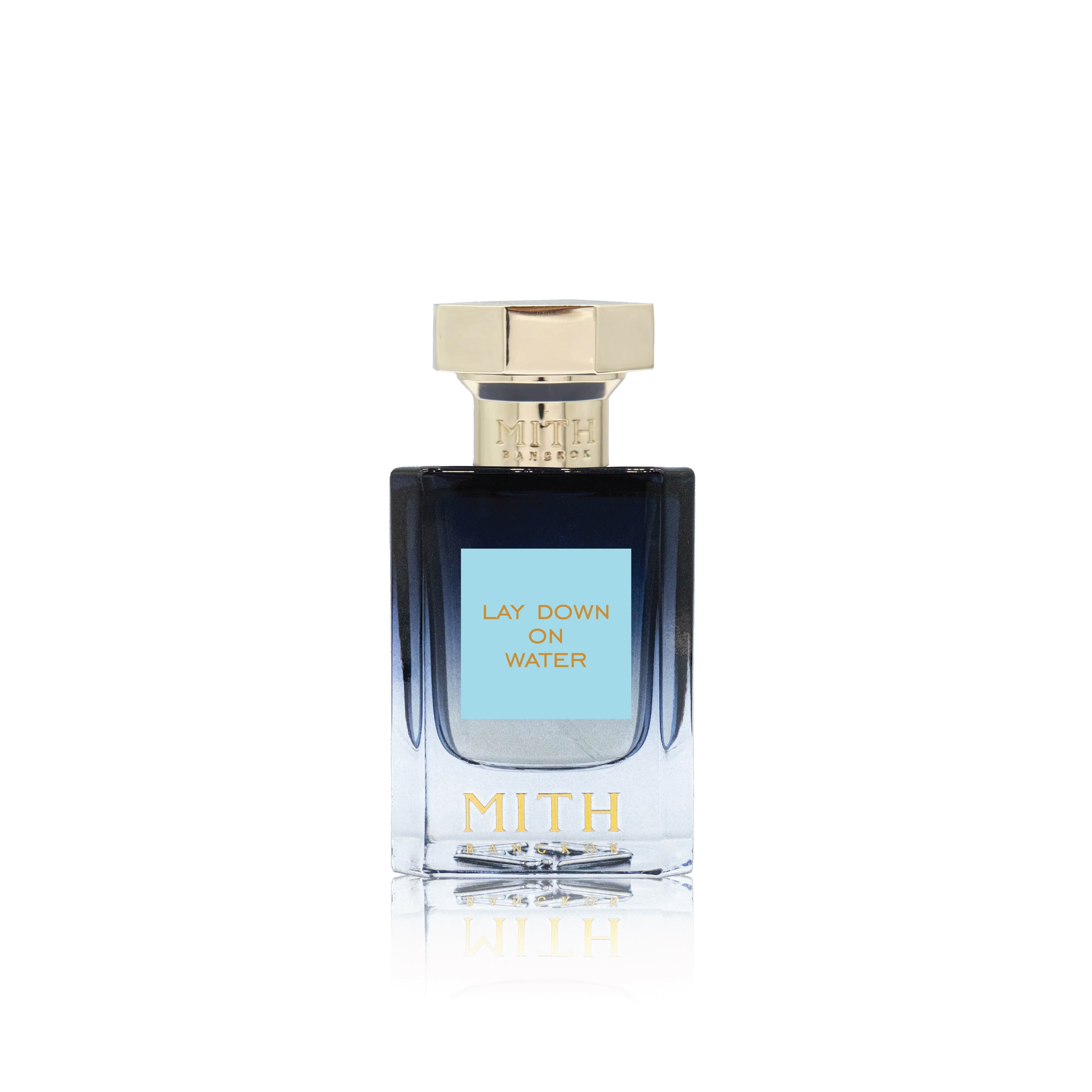 Lay Down on Water perfume bottle, serene water-inspired fragrance