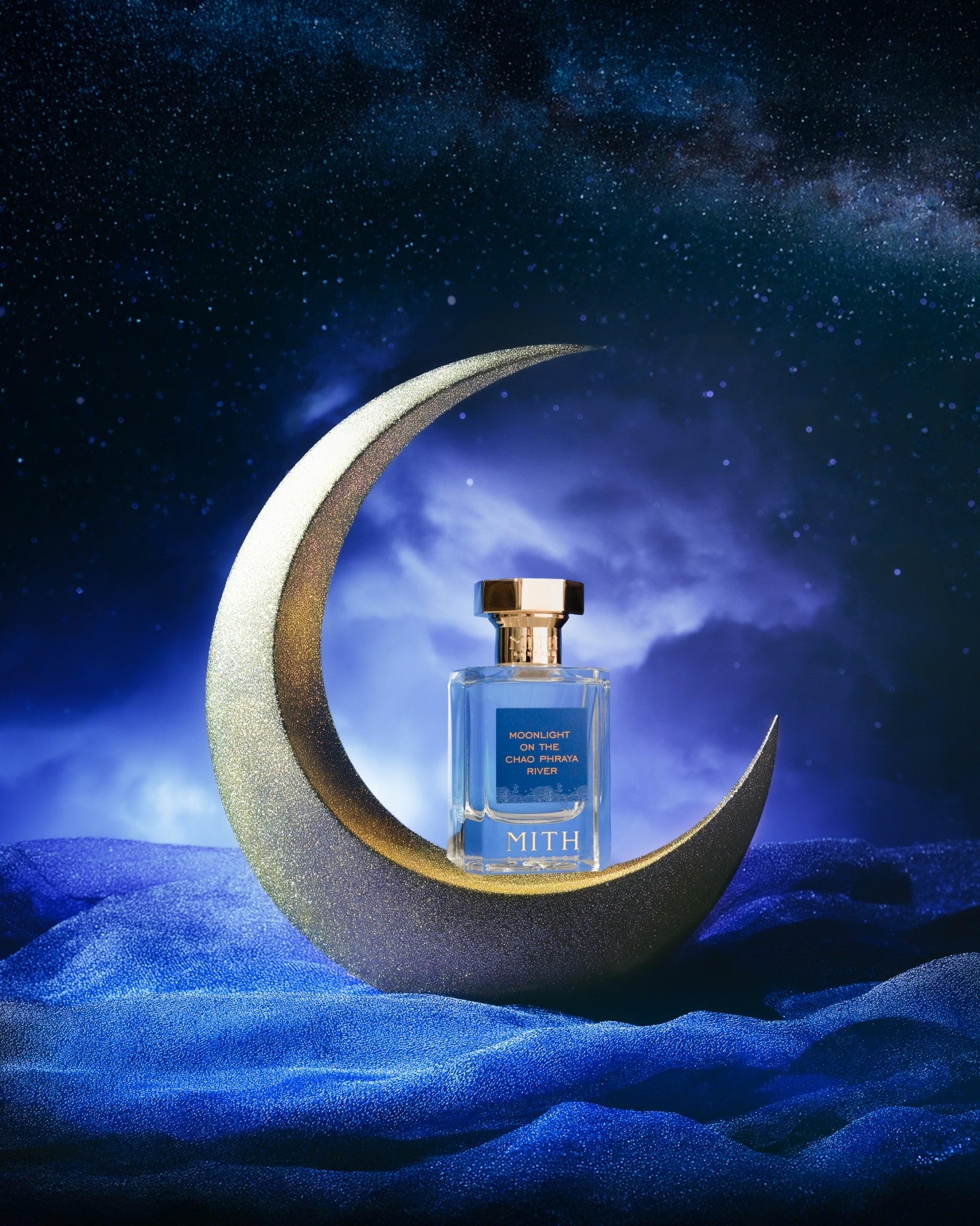 Moonlight on the Chao Phraya River lifestyle image, mystical river fragrance