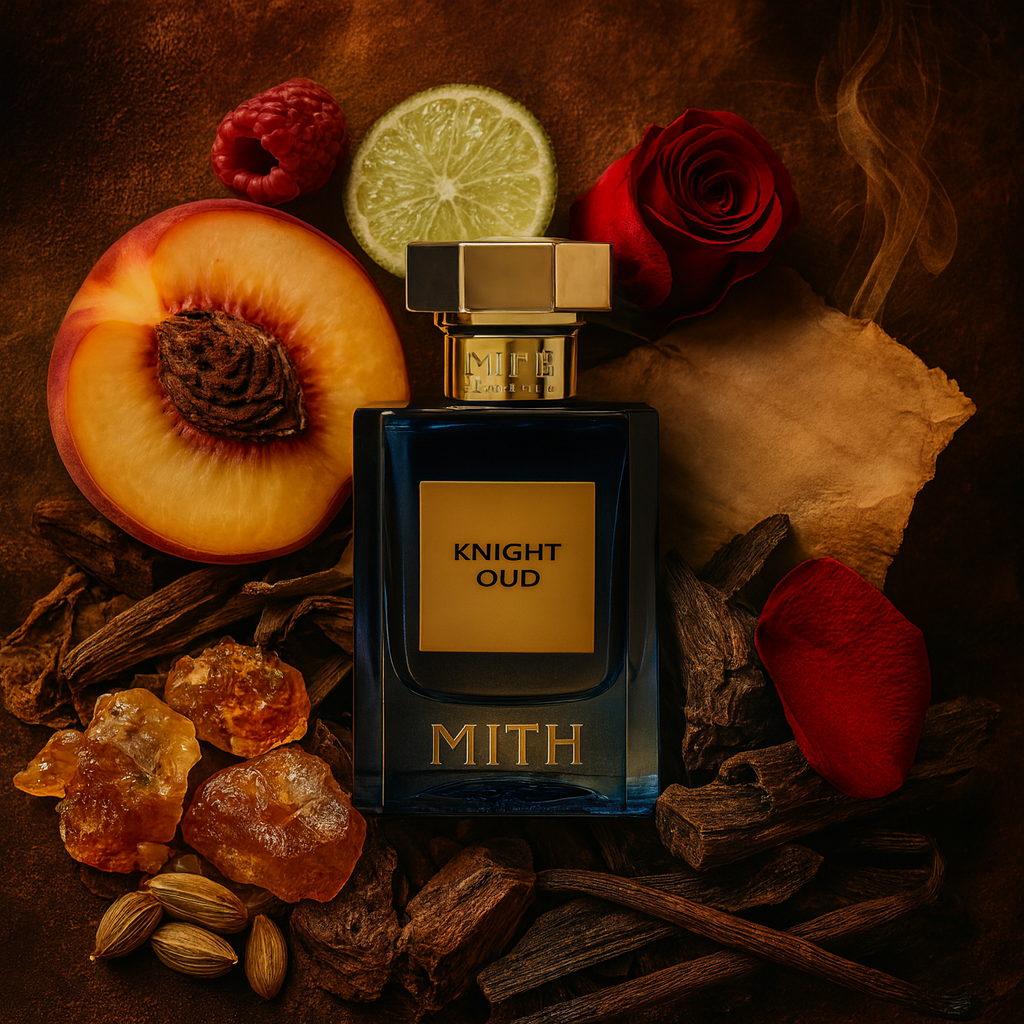 Knight Oud artistic concept, enchanting knight oud perfume