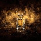 Golden Sparkle fragrance lifestyle image, golden sparkling scent