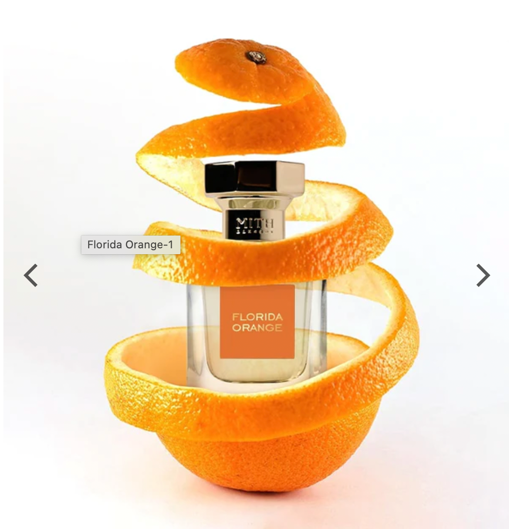 Florida Orange fragrance development, sunny citrus perfume