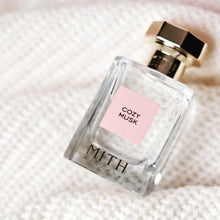 Cozy Musk fragrance in use, intimate musk perfume