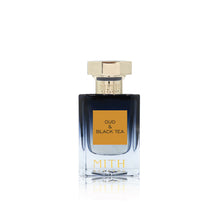 Oud & Black Tea perfume bottle, sophisticated oud and tea fragrance