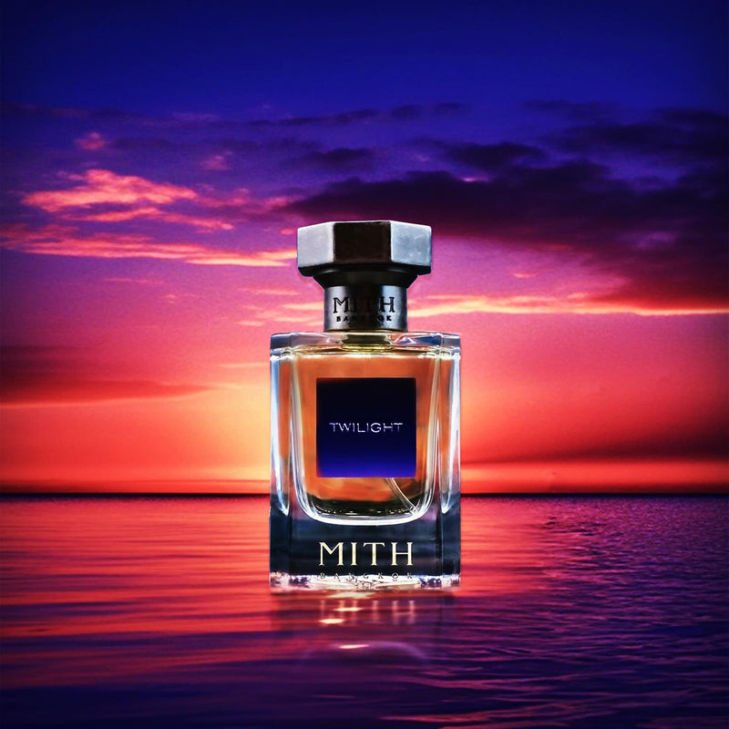 Twilight fragrance lifestyle image, mysterious morning scent