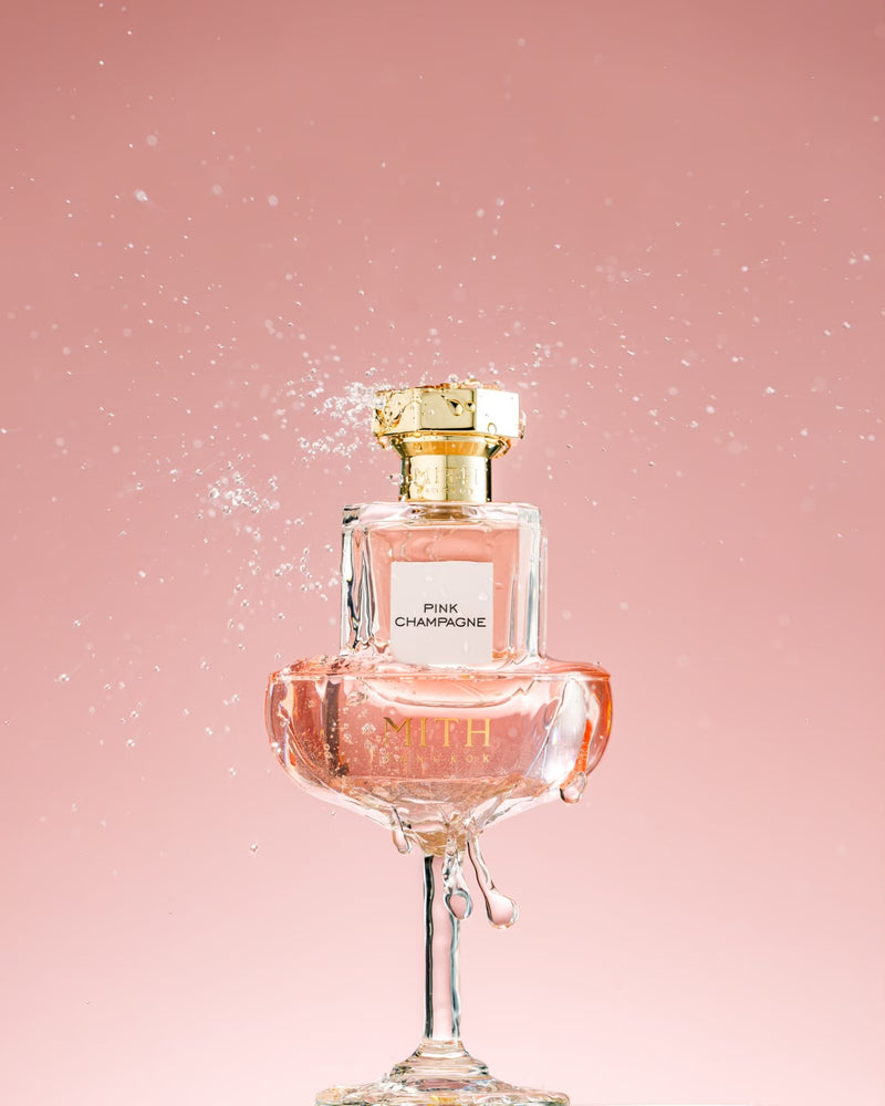 Pink Champagne fragrance collection, elegant pink champagne scent