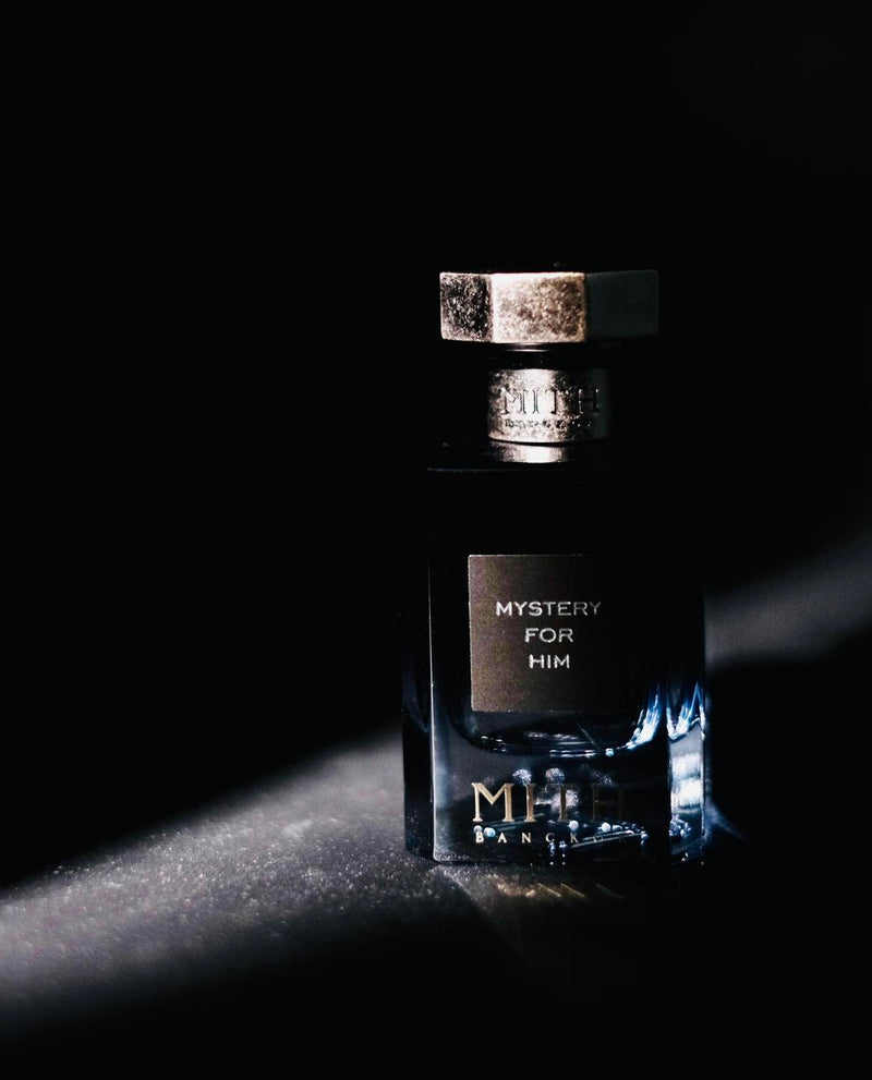 Mystery for Him lifestyle image, masculine mysterious fragrance
