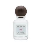 Red perfume bottle, passionate red fragrance