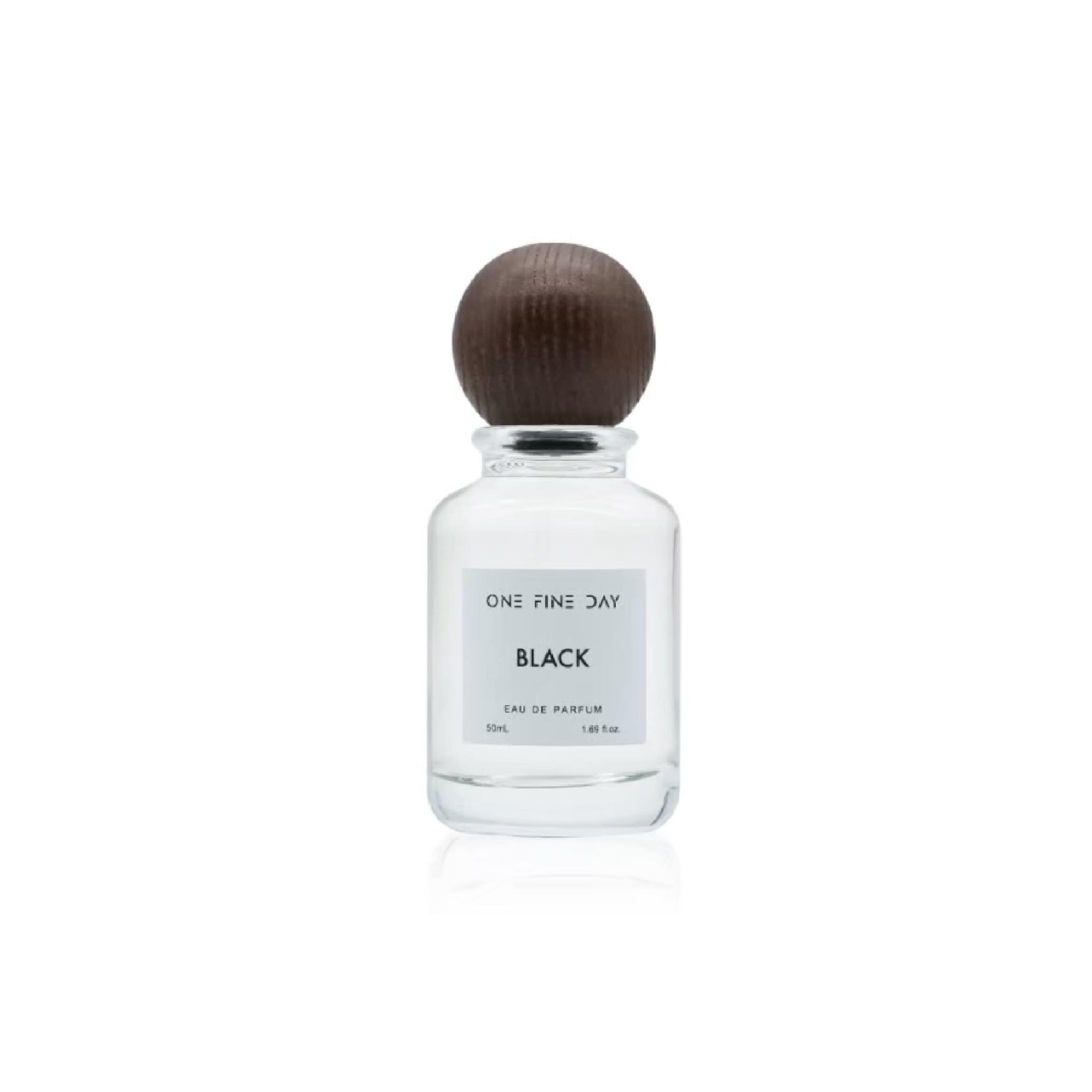 Black fragrance product shot, elegant black scent