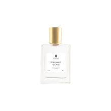 Bergamot & Oud perfume bottle, fresh bergamot and oud fragrance