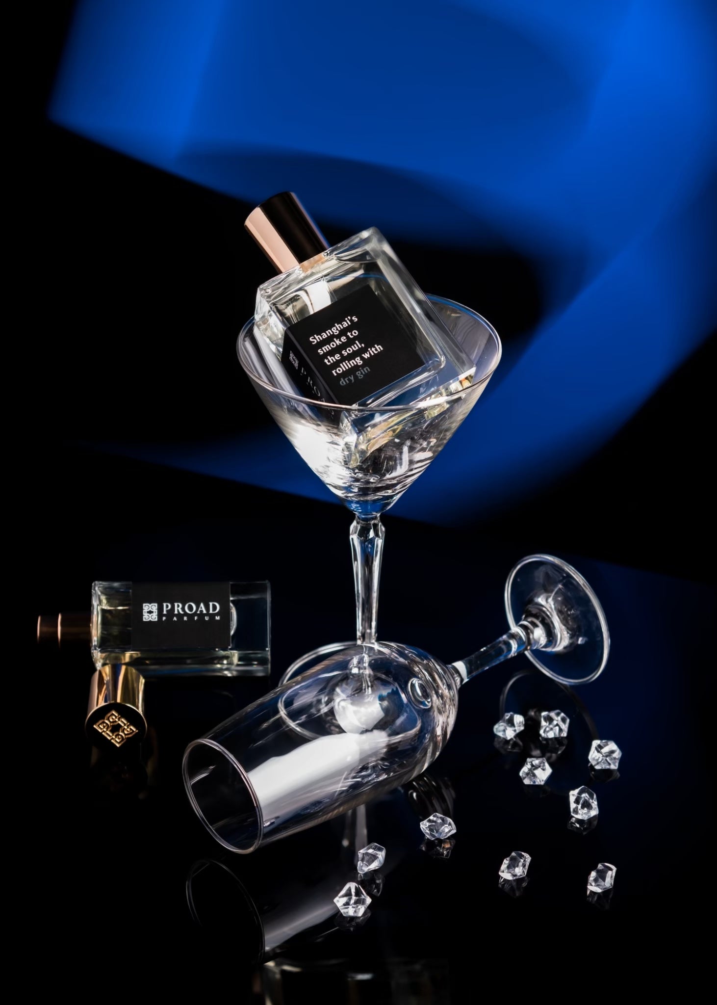 Proad Shanghai's Smoke fragrance collection, sophisticated gin-inspired perfume