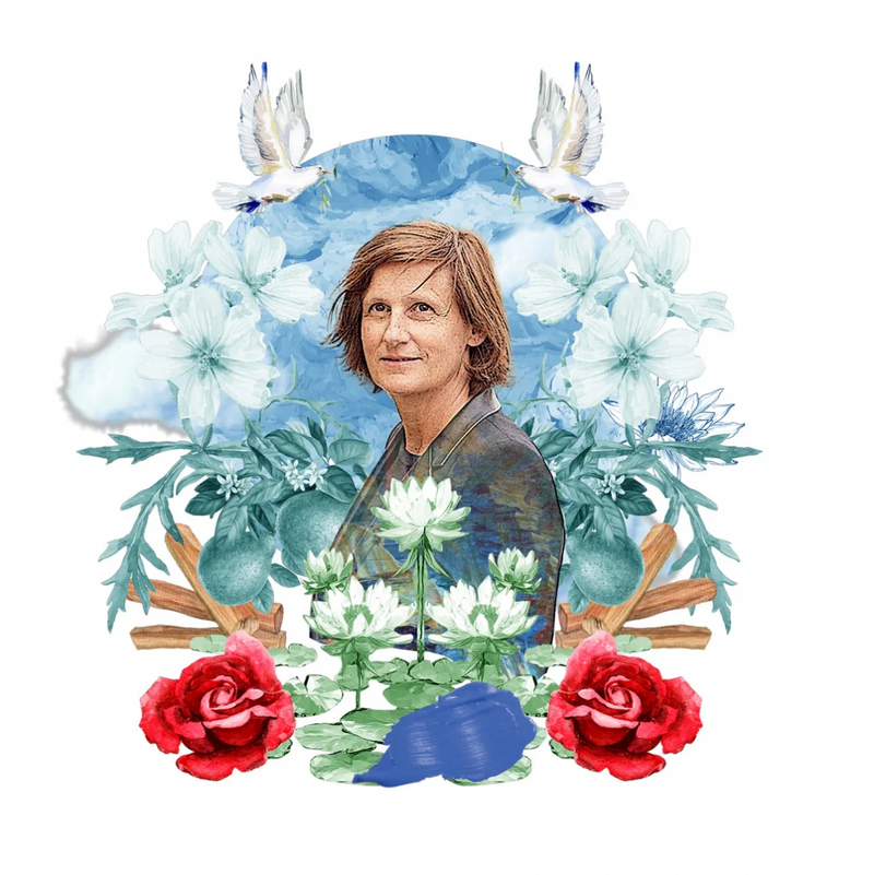 Reflections of Clouds on The Water-Lily Pond fragrance design concept, peaceful water lily perfume