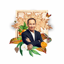 The Art of Mosaic Tiles fragrance design concept, colorful mosaic perfume