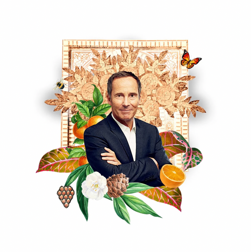 The Art of Mosaic Tiles fragrance design concept, colorful mosaic perfume