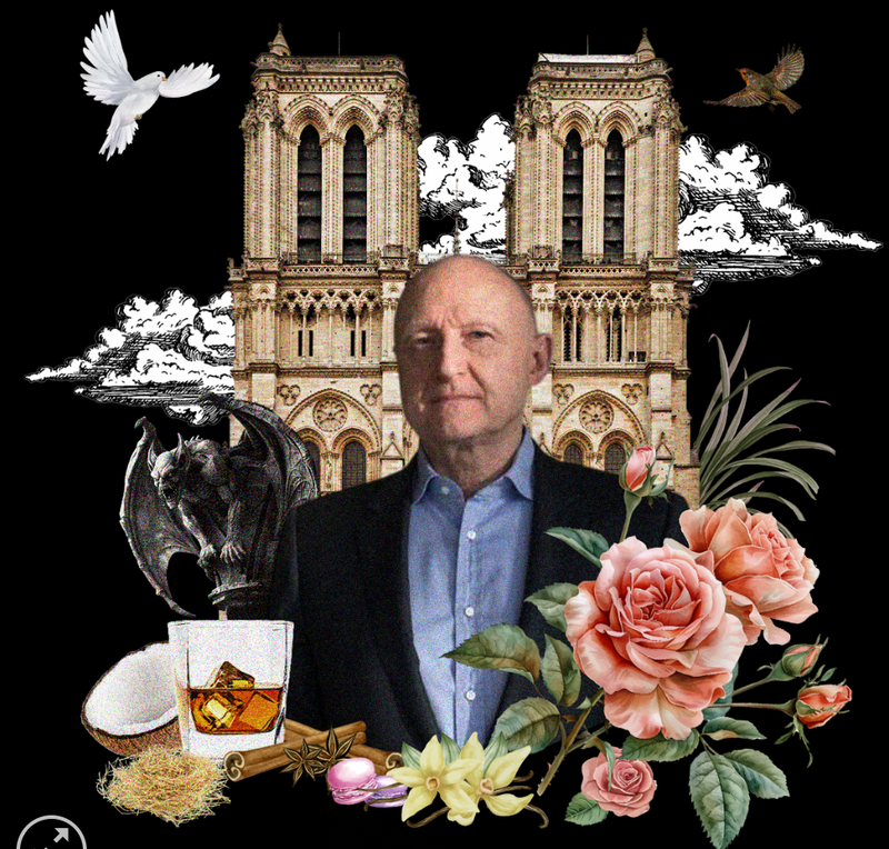 Notre-Dame de Paris fragrance design concept, Parisian cathedral perfume