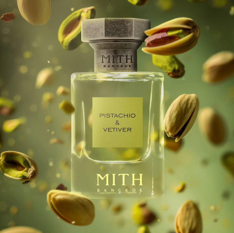Villenel Fragrances MITH Bangkok Pistachio & Vetiver – premium niche Eau de Parfum