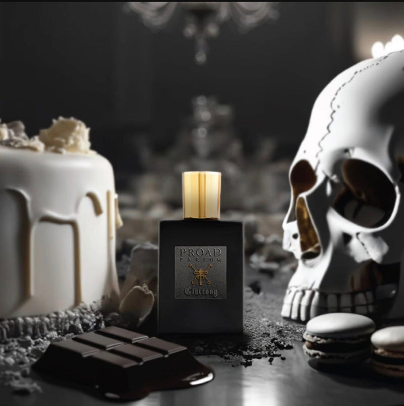 Proad Gluttony Extrait de Parfum bottle – niche fragrance by Villenel Fragrances