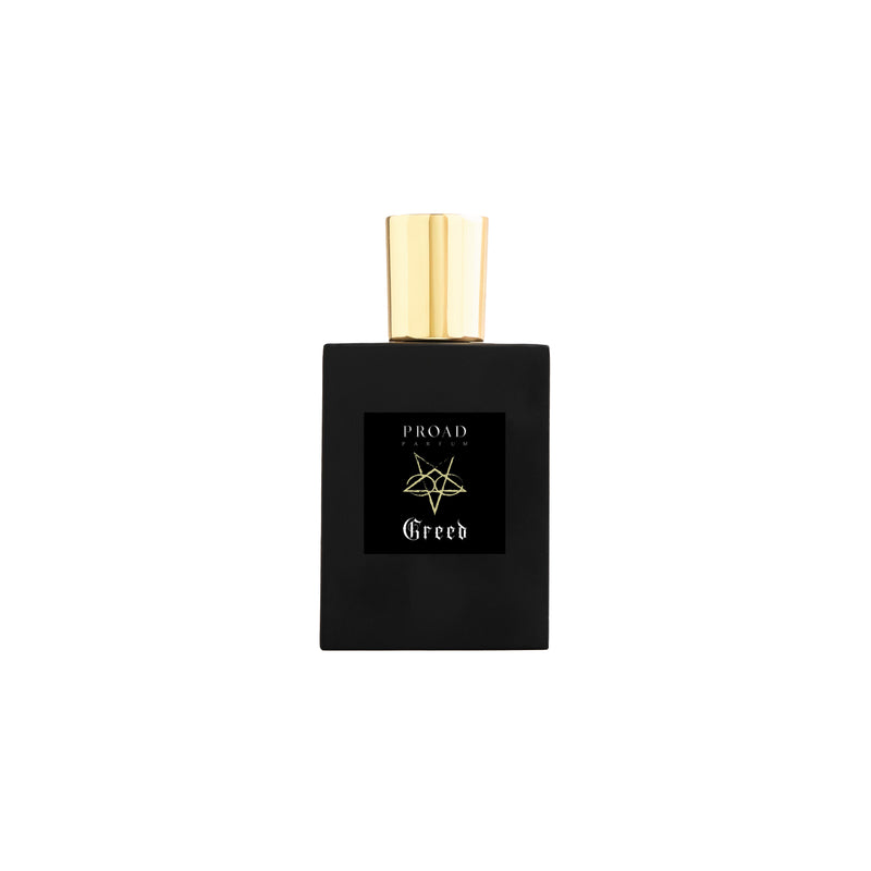 Proad Greed niche perfume bottle – elegant scent from Villenel Fragrances
